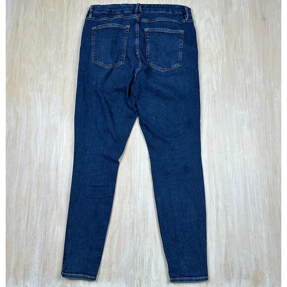 Good American Good Legs Skinny High Rise Stretch Casual Everyday Denim Jeans 16 - Picture 11 of 16